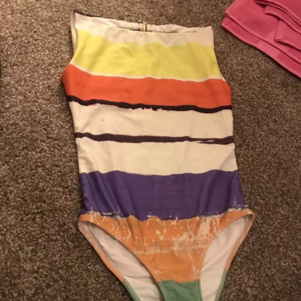 Anthropologie agua de coco bathing suit
